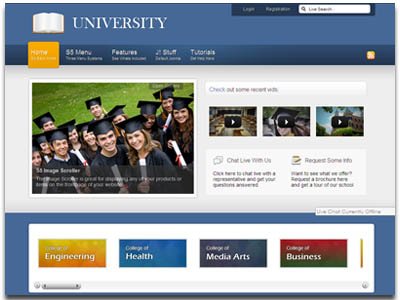 University Joomla Templates University Joomla Template for College | Shape5 Template Club