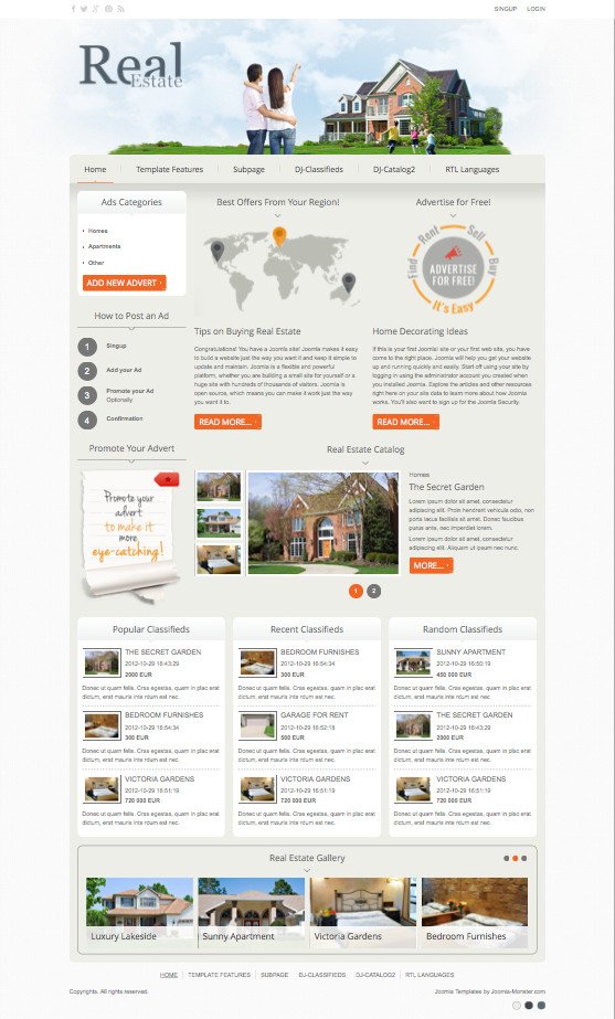 Xhtml Portal Template