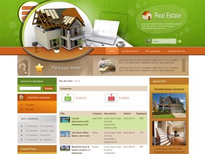 jm real estate classifieds joomla template joomla monster