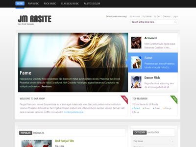 jm rasite magento theme magento music store theme magento music store theme