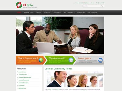 ZT Rate Joomla Corporate Template ZT Rate Joomla Corporate Template
