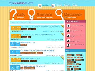 Answers Plazza Joomla Yahoo Template Answers Plazza Joomla Yahoo Template