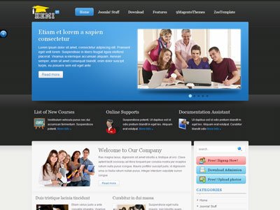 ZT Hemi Joomla Education Template ZT Hemi Joomla Education Template