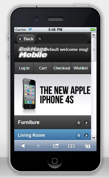 RokMage Mobile Magento Template RokMage Mobile Magento Template