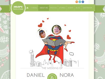 Ja Mers Joomla Template Joomla Wedding Template For Showcase Family Photos Scrapbooks Joomla Wedding Template