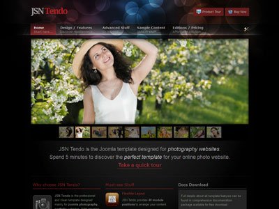 JSN Tendo Joomla Photo Gallery Template JSN Tendo Joomla Photo Gallery Template