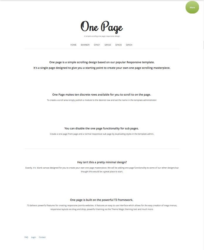 one page responsive joomla scrolling template one page responsive joomla scrolling template