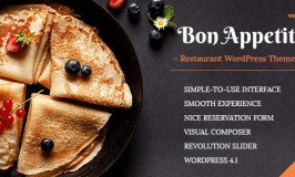 Bon Appetit WordPress Restaurant Theme