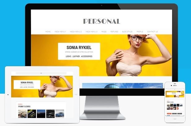 Personal Responsive WordPress Blog Theme